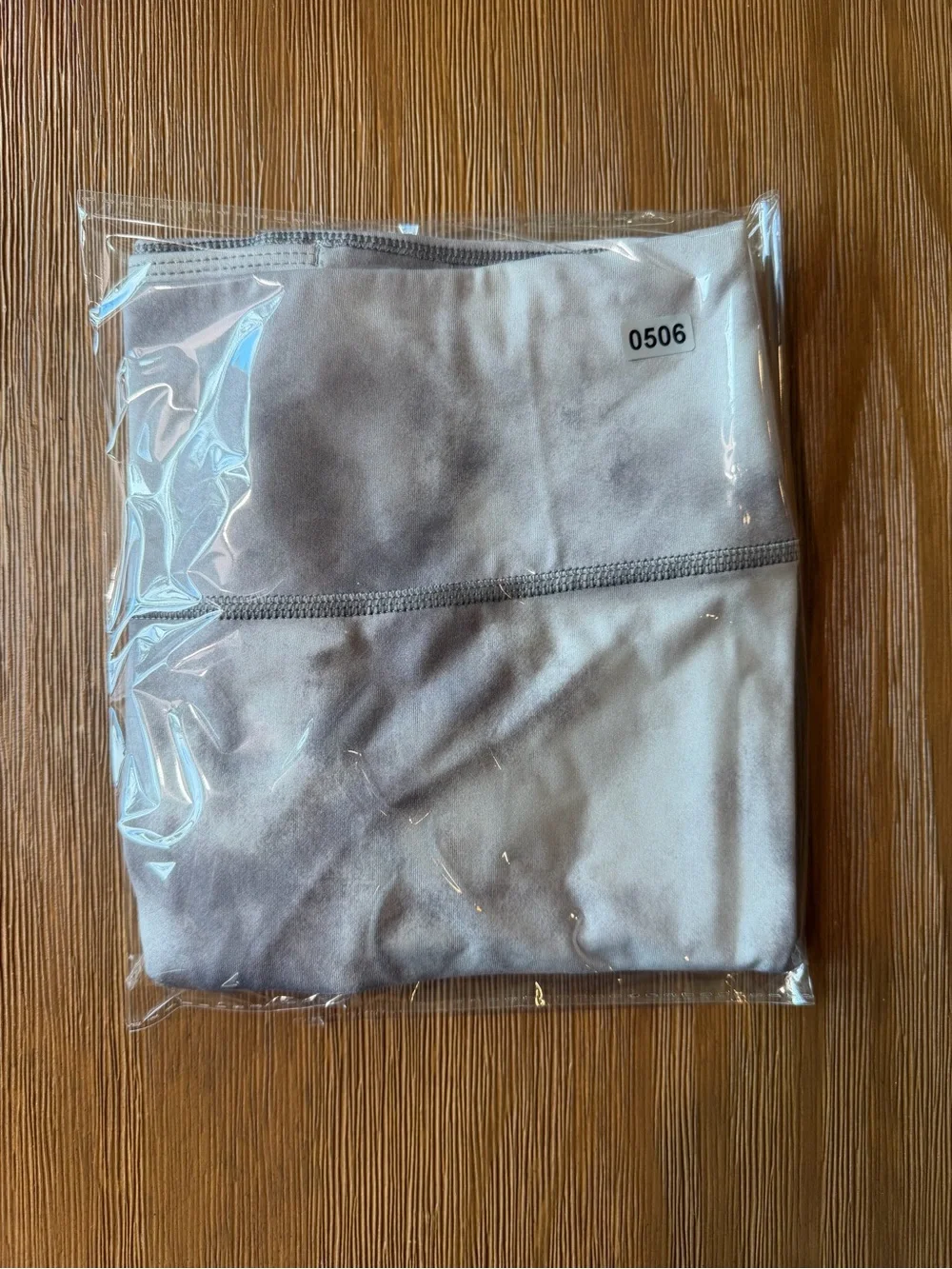 Nike Cropped Tie-Dye Leggings in Light Gray and Lavender
